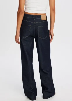 Jeans<The Sting Asymmetrische jeans blauw rinsed
