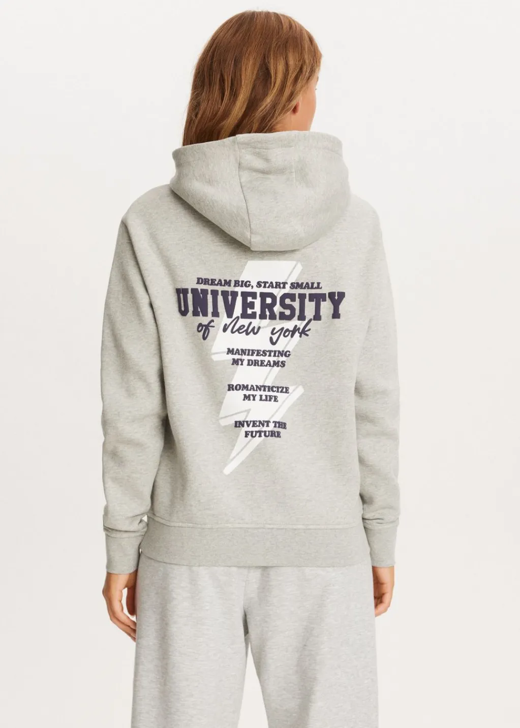 Sweaters En Hoodies<The Sting Back to school hoodie grijs gemêleerd