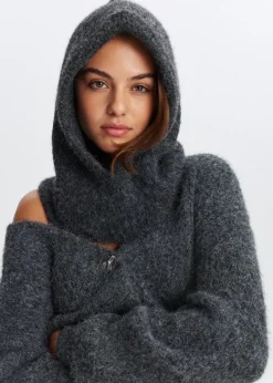 Mutsen<The Sting Balaclava met structuur antraciet