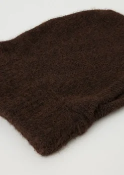Mutsen<The Sting Balaclava met structuur donkerbruin