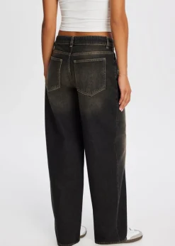 Jeans<The Sting Balloon jeans zwart, used light
