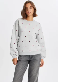 Sweaters En Hoodies<The Sting Balloon sweater middengrijs gem&ecirc;leerd