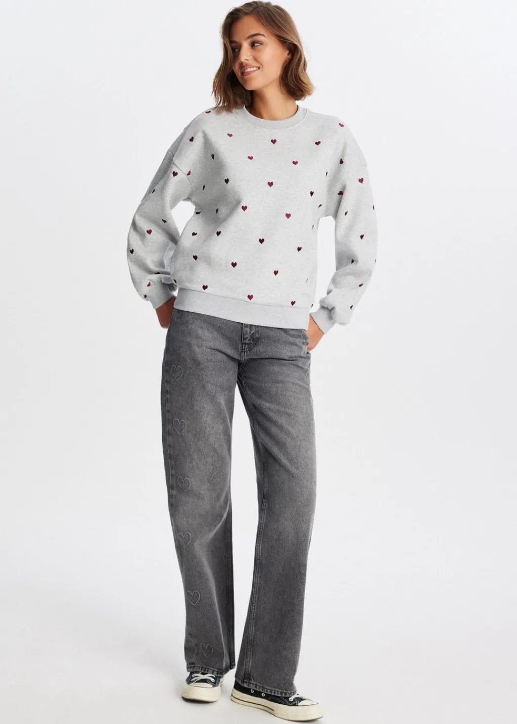 Sweaters En Hoodies<The Sting Balloon sweater middengrijs gemêleerd