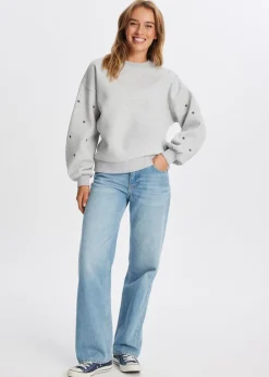 Sweaters En Hoodies<The Sting Balloon sweater grijs, licht melee