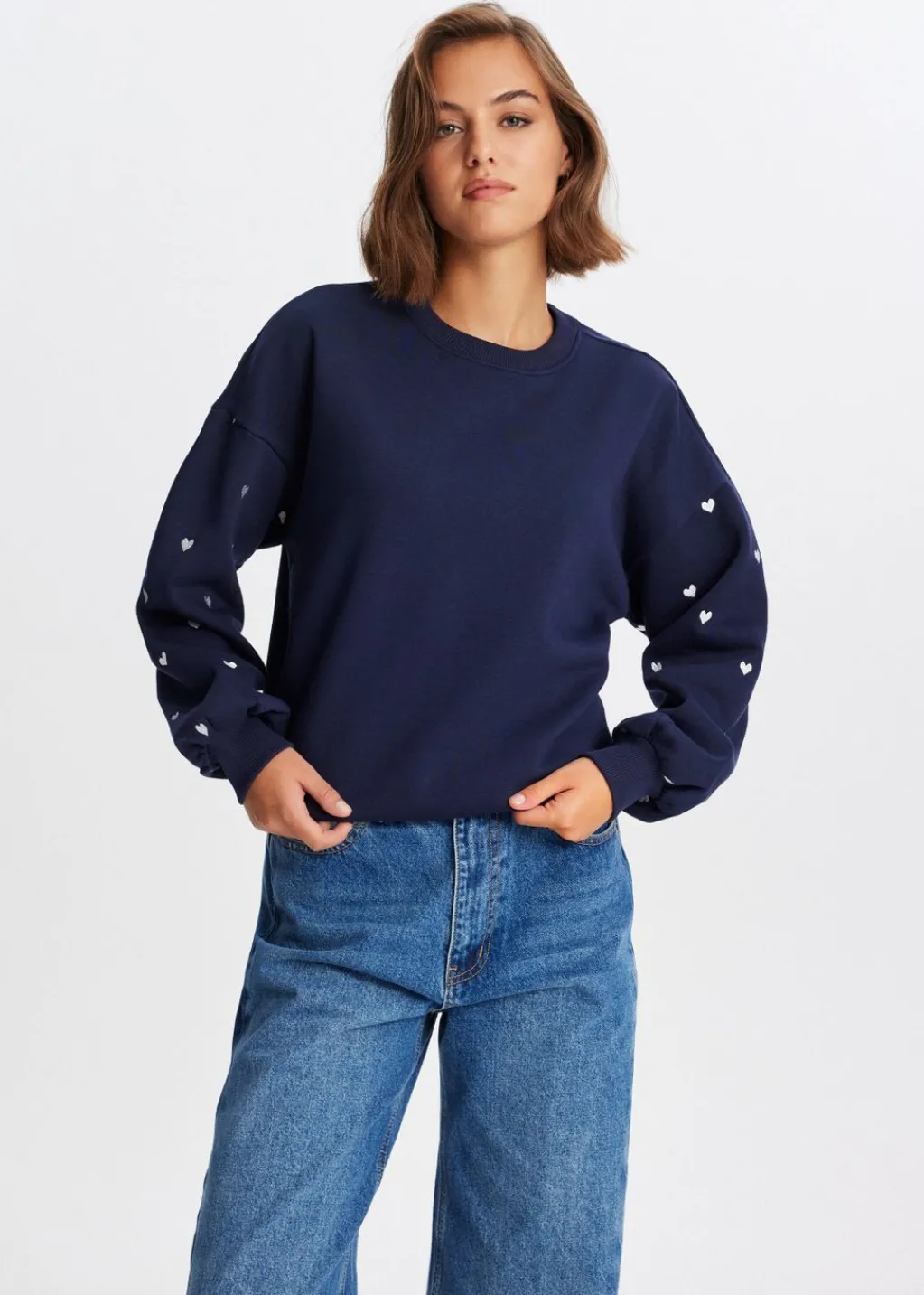 Sweaters En Hoodies<The Sting Balloon sweater donkerblauw