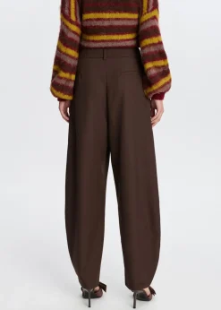 Broeken<The Sting Barrel broek donkerbruin