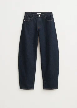 Jeans<The Sting Barrel fit jeans blauw rinsed