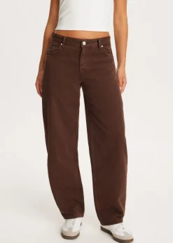 Jeans<The Sting Barrel jeans bruin gem&ecirc;leerd