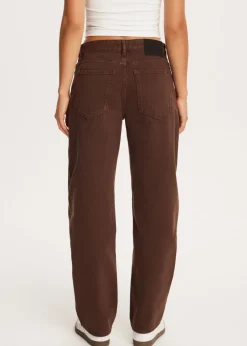 Jeans<The Sting Barrel jeans bruin gem&ecirc;leerd