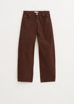 Jeans<The Sting Barrel jeans bruin gem&ecirc;leerd