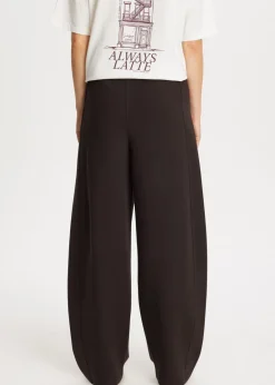 Broeken<The Sting Barrel sweatpants donkerbruin