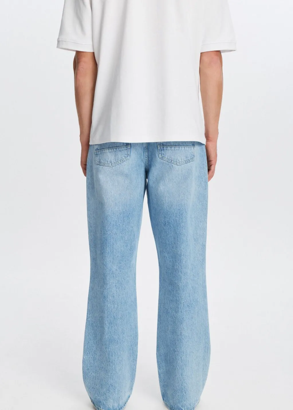 Jeans<The Sting Barry loose fit jeans blauw, used middle
