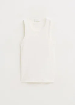 Basics<The Sting Basic rib singlet wit, off-white