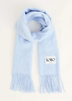 Sjaals<The Sting Basic sjaal met patch blauw