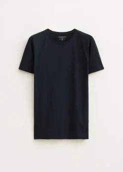Basics|T-Shirts<The Sting Basic t-shirt donkerblauw