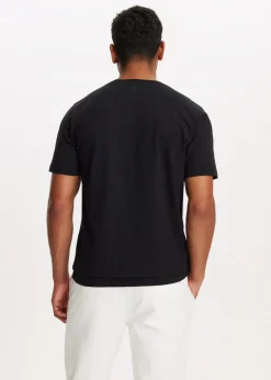 Basics|T-Shirts<The Sting Basic t-shirt zwart