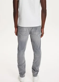 Jeans<The Sting Blake slim sweat jeans grijs, used middle