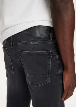 Jeans<The Sting Blake slim sweat jeans zwart, used dark