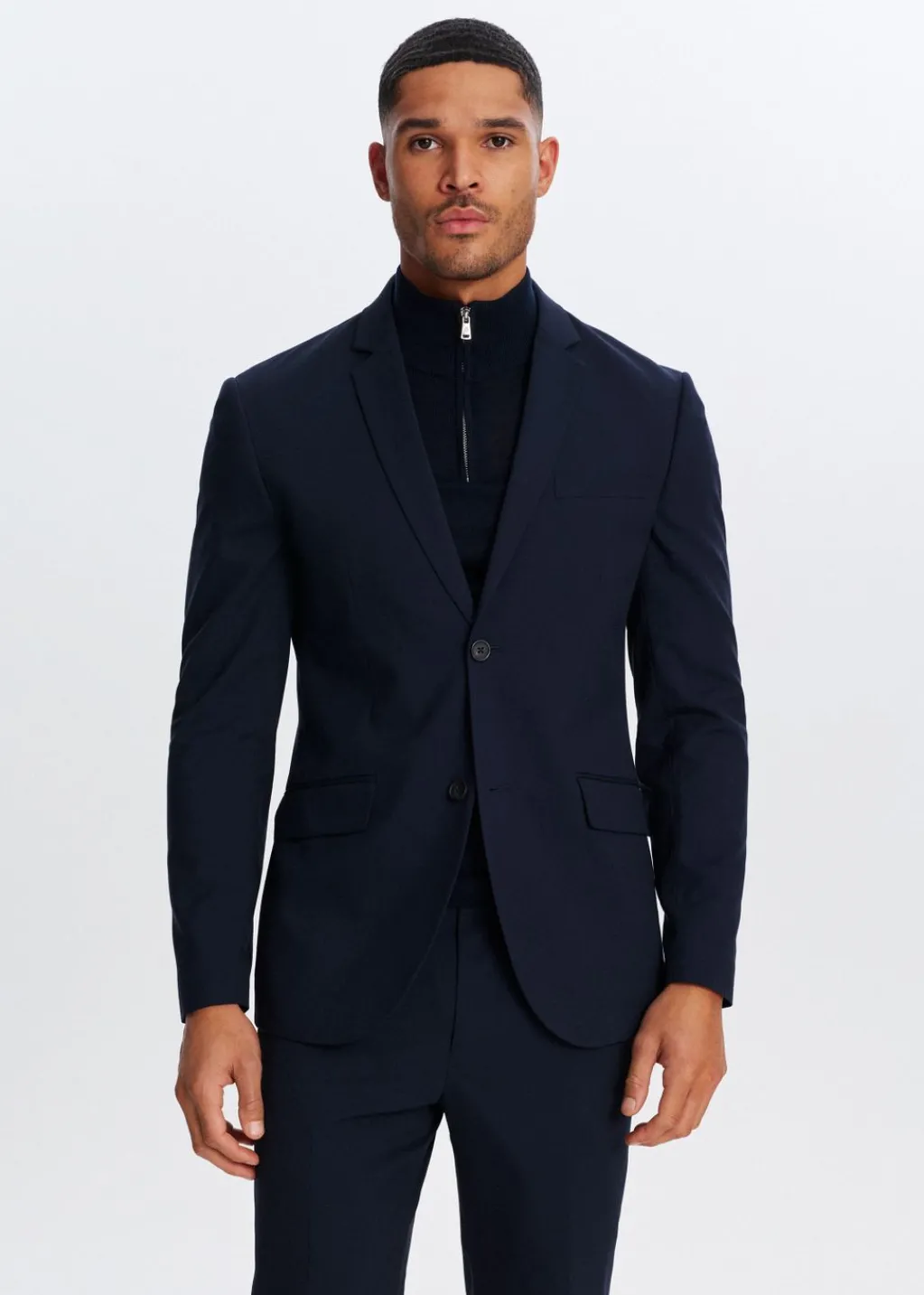Blazers<The Sting Blazer met knoop donkerblauw