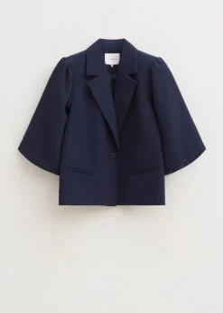 Blazers En Gilets<The Sting Blazer met pofmouwen donkerblauw