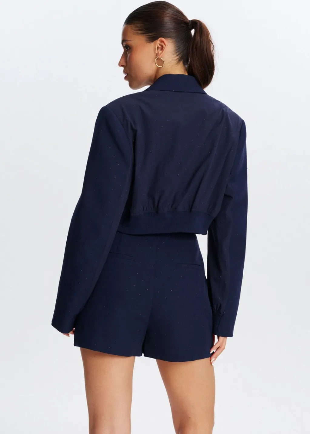 Blazers En Gilets<The Sting Blazer met strassdetails donkerblauw