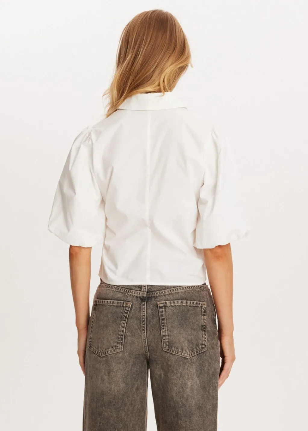 Blouses<The Sting Blouse met balloonmouwen wit