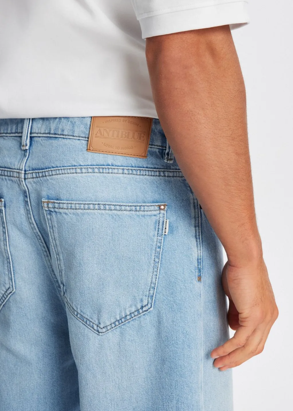 Jeans<The Sting Boaz wide leg jeans blauw, used light