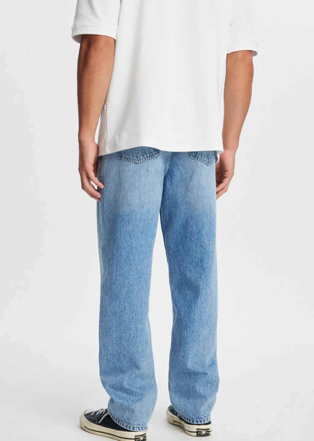 Jeans<The Sting Bob loose fit jeans blauw, used middle