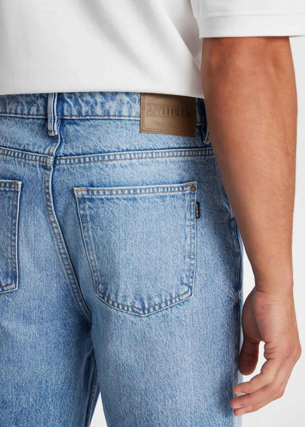 Jeans<The Sting Bob loose fit jeans blauw, used middle