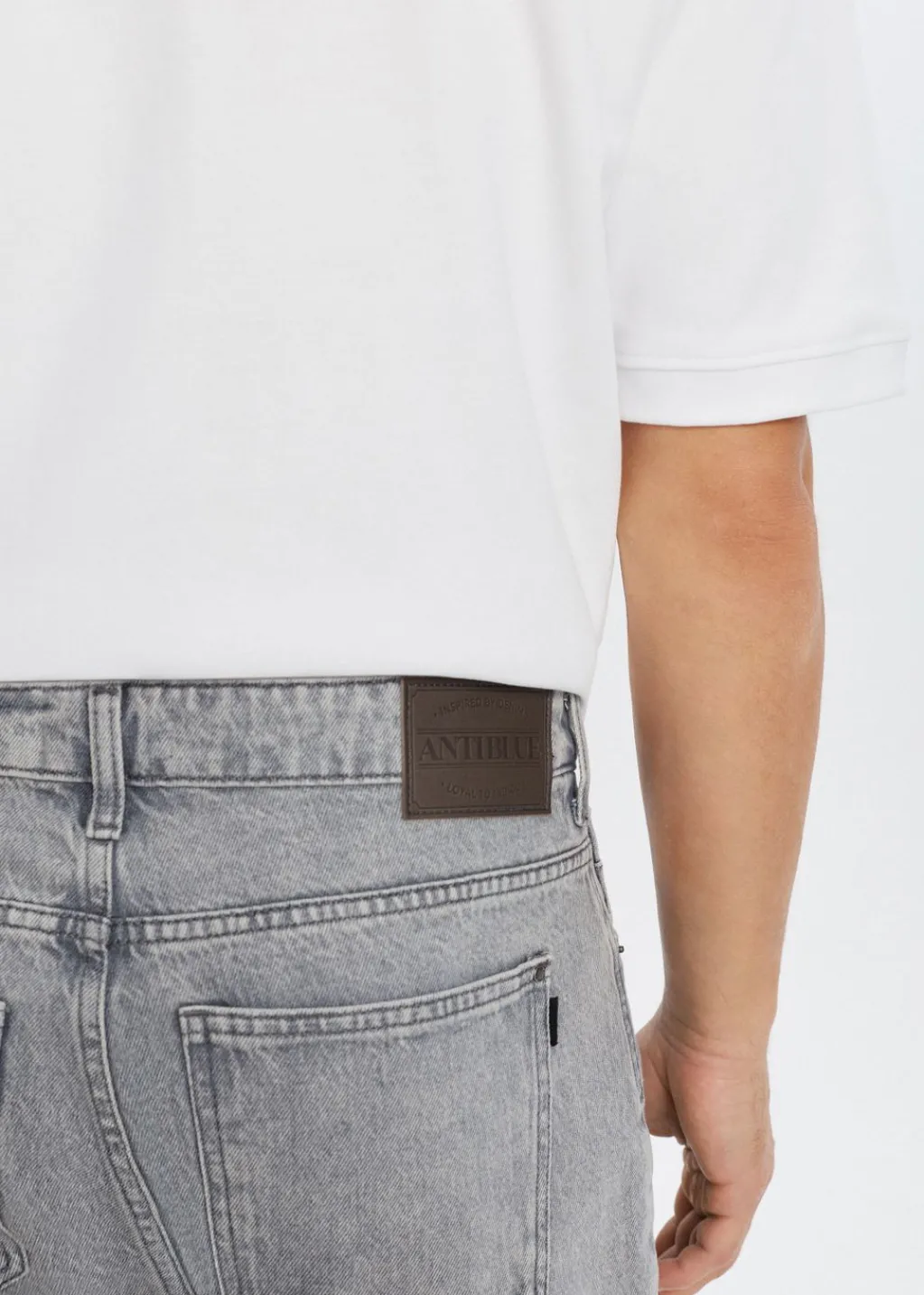 Jeans<The Sting Bob loose fit jeans grijs, used light