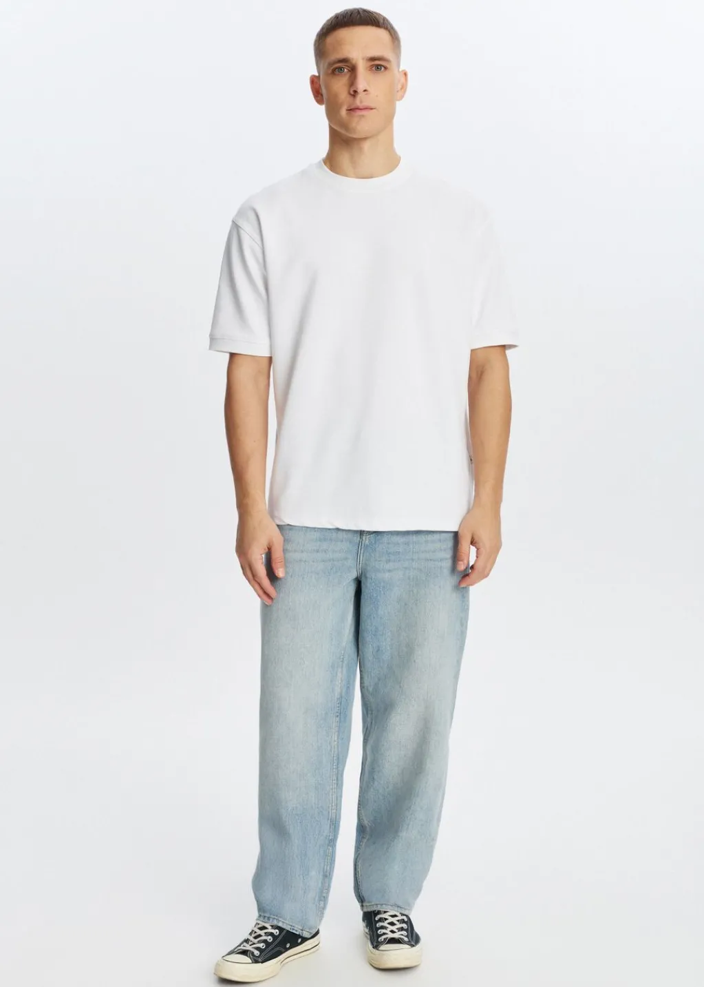 Jeans<The Sting Bob loose fit jeans blauw, used light