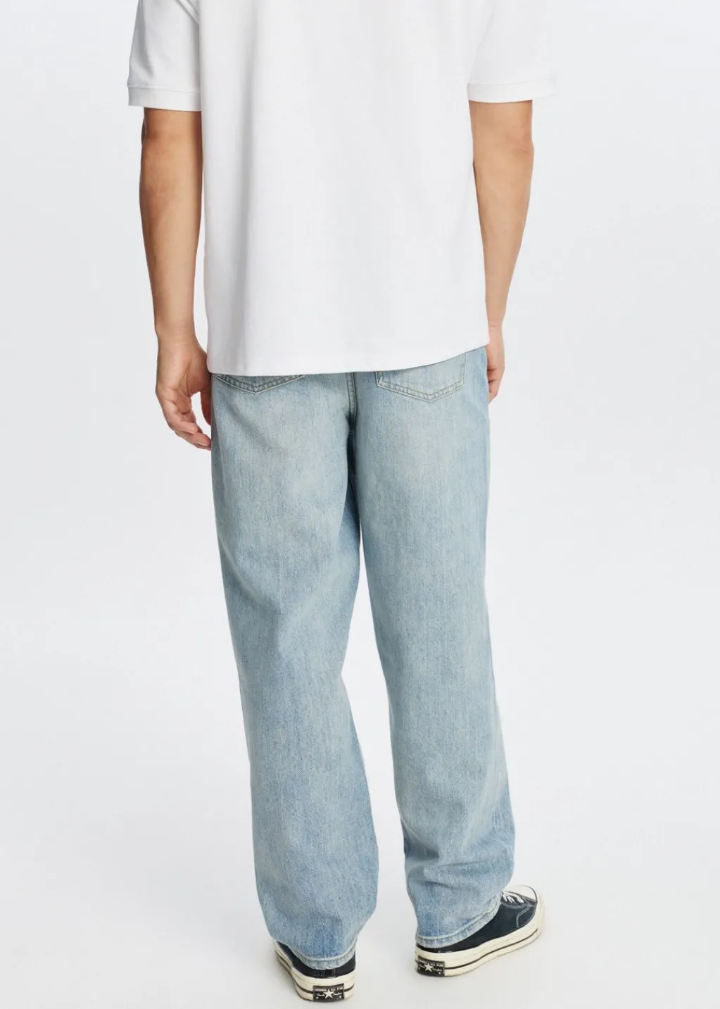 Jeans<The Sting Bob loose fit jeans blauw, used light