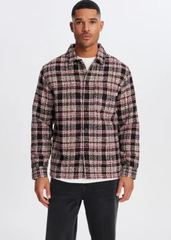 Overshirts<The Sting Bouclé overshirt met ruiten meerkleurig