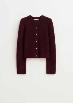 Truien En Vesten<The Sting Bouclé vest bordeaux