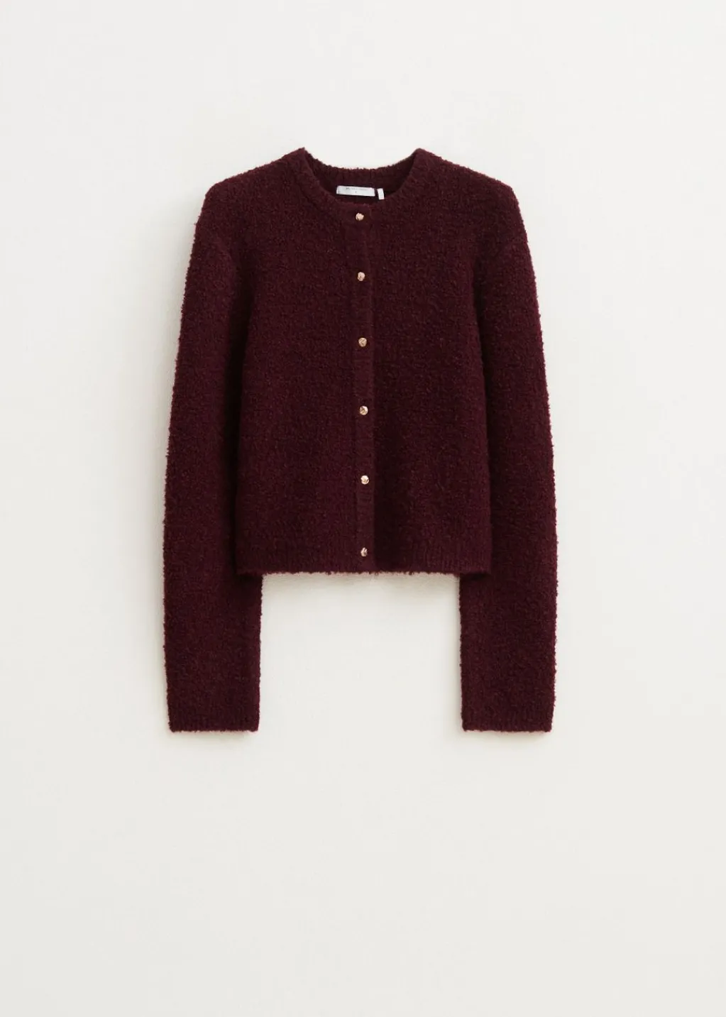 Truien En Vesten<The Sting Bouclé vest bordeaux