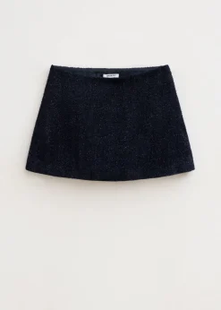 Skorts<The Sting Boucle skort donkerblauw