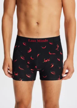 Ondergoed<The Sting Boxer met hete pepers rood