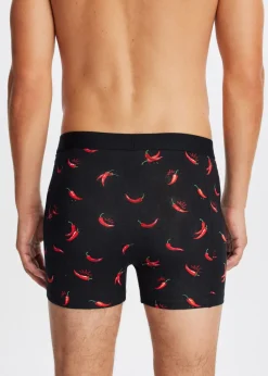 Ondergoed<The Sting Boxer met hete pepers rood