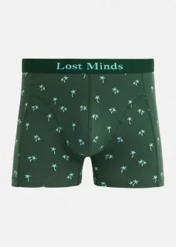 Ondergoed<The Sting Boxer met palmbomen groen, grijs