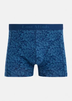 Ondergoed<The Sting Boxer met print bloem blauw