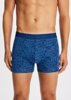 Ondergoed<The Sting Boxer met print bloem blauw