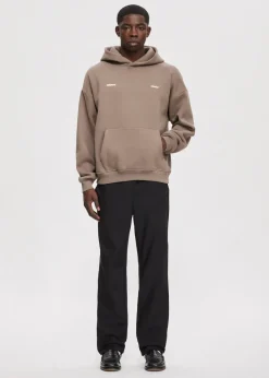 Sweaters En Hoodies<The Sting Boxy hoodie met backprint taupe, dark