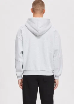 Sweaters En Hoodies<The Sting Boxy hoodie met merk grijs, licht melee