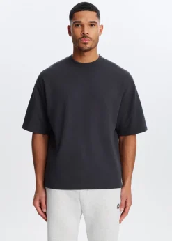 T-Shirts<The Sting Boxy T-shirt grijs, houtskool