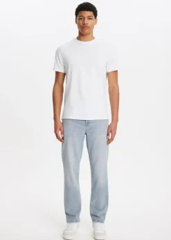 Jeans<The Sting Bruce relaxed tapered jeans blauw, ijs