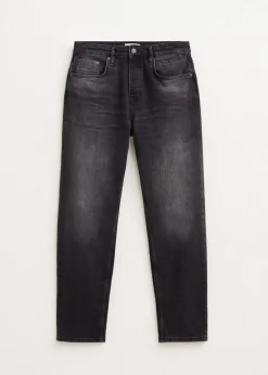 Jeans<The Sting Bruce relaxed tapered jeans zwart, used dark