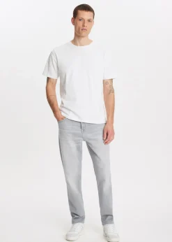 Jeans<The Sting Bruce relaxed tapered jeans grijs, used light