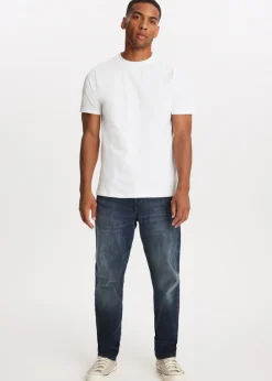 Jeans<The Sting Bruce relaxed tapered jeans blauw zwart
