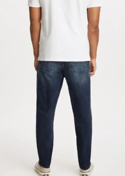 Jeans<The Sting Bruce relaxed tapered jeans blauw zwart