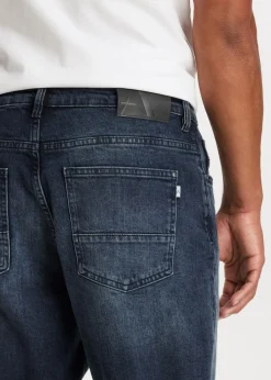 Jeans<The Sting Bruce relaxed tapered jeans blauw zwart